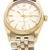 Vintage Rolex Datejust 1601 14k Yellow Gold Pie Pan Dial Jubilee Bracelet Watch For Sale - Image 12 of 15