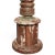 The product is a pair of antique red marble twisted pedestals, showcasing a classic and elegant design typical of antique...