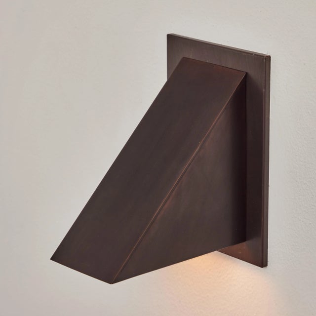 Jonas Bohlin 'Oxid' Dark Brown Patinated Outdoor Wall Lights for Örsjö - a Pair For Sale In Los Angeles - Image 6 of 12