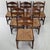Mid-Century Brutalist Oak Razor Blade Dining Chairs, France, 1960s, Set of 6 For Sale - Image 17 of 17