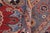 Textile Rustic Kazak Orange/Blue Wool Rug - 8'1''x10'0'' For Sale - Image 7 of 10