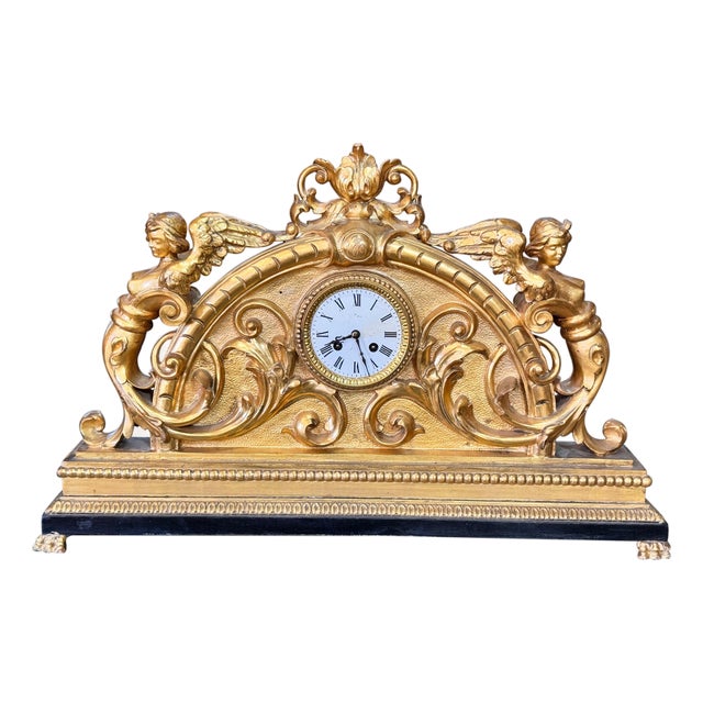 Antique Louis XV Mantel Clock, 1779 For Sale