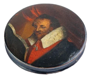 Mid 18th Century Papier Mache Snuffbox