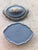 Wedgwood Late 20th Century. Wedgwood Blue Jasperware Scalloped Oval Trinket Box For Sale - Image 4 of 7