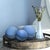 Madagascar Sapphire Decorative Metal Orbs- Small For Sale - Image 9 of 9