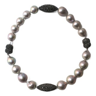 Baroque Pearl Necklace & Bracelets, Convertible, Circa 2000s For Sale