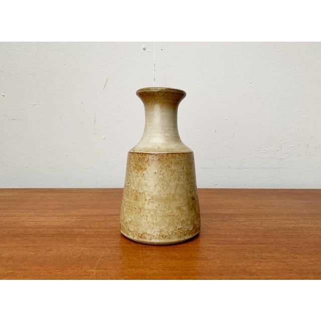 Mid-Century Danish Studio Pottery Minimalist Vase from Søholm, 1960s For Sale - Image 11 of 17