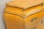 Antique Italian Rococo Louis XV Orange Painted Bombe Commode Chest of Drawers For Sale - Image 9 of 16