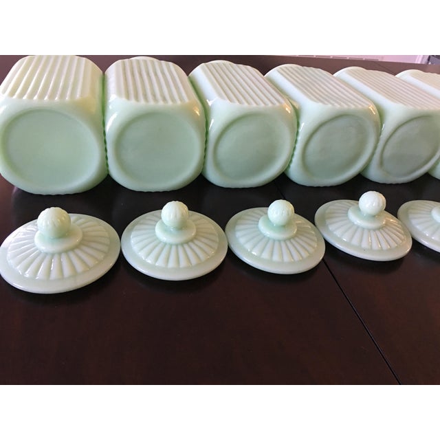 Vintage Collection of Jadeite Canisters Set of 8 Chairish