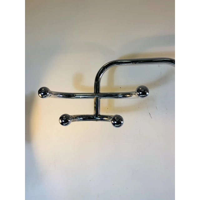 Italian 1970s Modernist Hall Rack Attributed to Willy Rizzo For Sale - Image 9 of 11