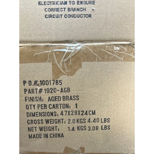 Contemporary Hudson Valley Lighting Brass Pendant For Sale - Image 3 of 5