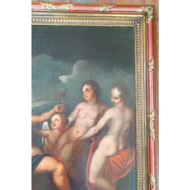 18th Century Baroque Old Master Painting of Bacchus Grotto Scene Attributed to Petr Brandl For Sale - Image 4 of 18