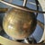 Late 20th Century Brass Gold-Tone Metal Globe on Tall Stand For Sale In Philadelphia - Image 6 of 7