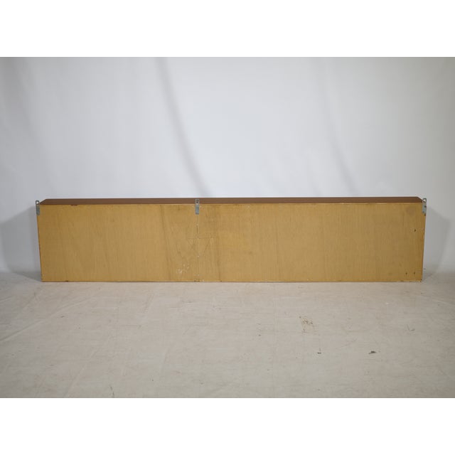 Wood Mid-Century Modern Teak Wall Shelf, 1960s For Sale - Image 7 of 10
