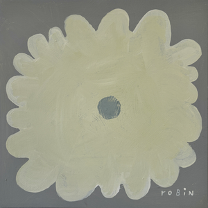 Flower Eight. Small Painting by Robin Zingone