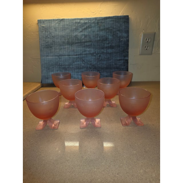 Late 20th Century Eight Neiman Marcus Italian Glasses For Sale - Image 9 of 13