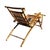 Early 20th Century Restored Aesthetic Movement Tiger Bamboo Garden/Patio Fold Lounge Recliner, Pair For Sale In Los Angeles - Image 6 of 10
