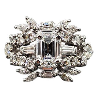 2.02 Ct Gia Certified Diamond Ring Size 7.5 For Sale