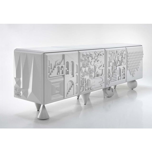 White Tout Va Bien Cabinet by Antoine and Manuel for BD Barcelona, 2009 For Sale - Image 10 of 11