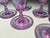 Glass Mid-Century Purple Murano Glasses, Venice, Italy, 1960s, Set of 6 For Sale - Image 7 of 18