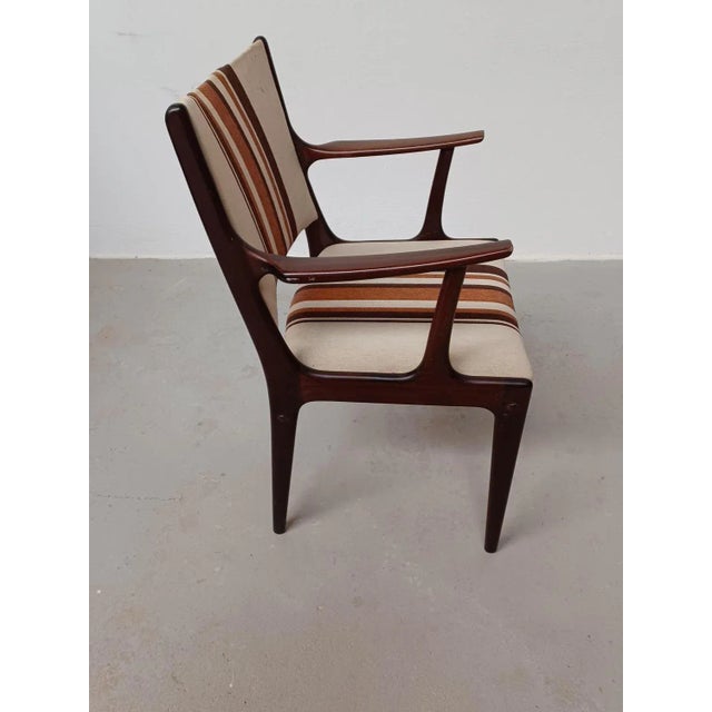 Mahogany Armchair by Johannes Andersen for Uldum Møbelfabrik, Restored with Customizable Reupholstery, 1960s For Sale - Image 10 of 12