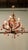 Hollywood Regency Large French Chandelier with Lipstick Red Teardrops, 1950 For Sale - Image 3 of 9