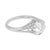 1920s 1920s Art Deco Gia 3.02 Carat Old Mine Cut Diamond Filigree Engagement Ring, Size 7 For Sale - Image 5 of 7