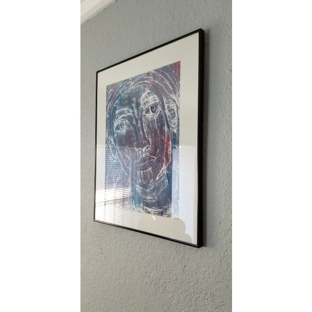 Abstract Modern Art Portrait Painting by Danielle Parsa For Sale - Image 3 of 10