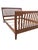 Wood Vintage Ethan Allen American Impressions Queen Sleigh Bed Mission Arts Crafts Headboard For Sale - Image 7 of 14