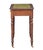19th Century English Diminutive Writing Table or Desk of Walnut With Inset Leather Top For Sale - Image 5 of 14