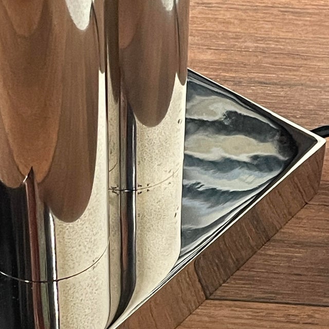 Space Age Table Lamp with Chrome Tubes by VM Designer, 1970s For Sale - Image 6 of 18
