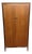 A. Younger Vintage Mid-Century Teak Wardrobe Armoire For Sale