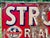 Vintage Strout Realty Advertising Tin Litho Sign For Sale - Image 6 of 14