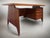 Mid-Century Italian Teak Executive Desk by Vittorio Dassi, 1950s For Sale - Image 11 of 18