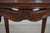 Wood Karges French Walnut Round Lamp Table For Sale - Image 7 of 12