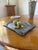 Vintage Belle Époque Pewter Tray, 1900s For Sale - Image 14 of 18