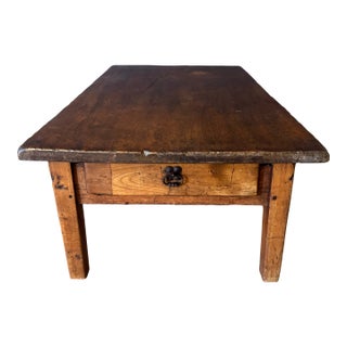 Antique Dutch Farmhouse Coffee Table For Sale