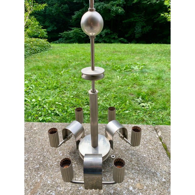 Vintage Art Deco Chandelier, 1930 For Sale - Image 18 of 18