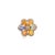 Art Deco Bochic Solid Silver Oval Multi Sapphire & Diamond Cluster Cocktail Ring - Size 6 For Sale - Image 3 of 10