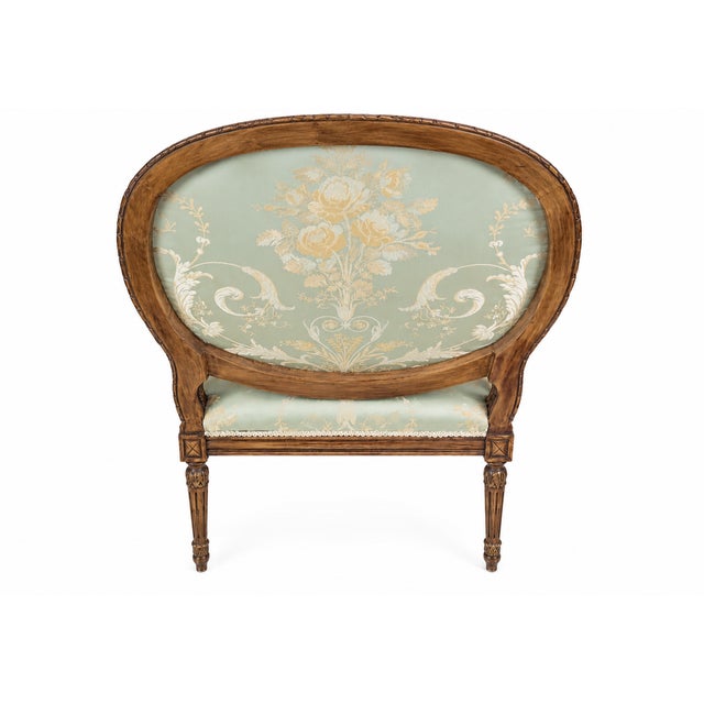 Pair of Country French Lounge Chairs For Sale - Image 4 of 6