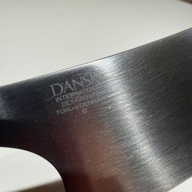 Vintage Dansk Scandinavian Modern Vivianna Torun Design Cheese Knife For Sale - Image 10 of 11