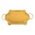 Liberty & Co. Style English Arts & Crafts Hammered Brass Handled Serving Tray For Sale