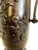 Japanese Meiji Era Patinated Bronze Vase With Peonies and a Child For Sale - Image 12 of 15