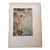 The Reflection by Anders Zorn Original Published Color Lithograph, Female Nude, Printed in Sweden 1928 For Sale
