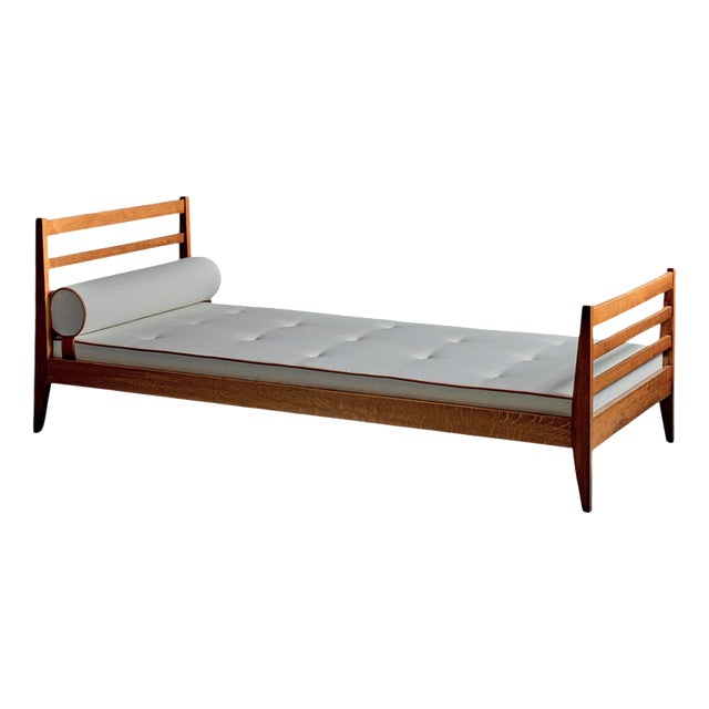 French Daybed in the manner of René Gabriel, 1940s For Sale