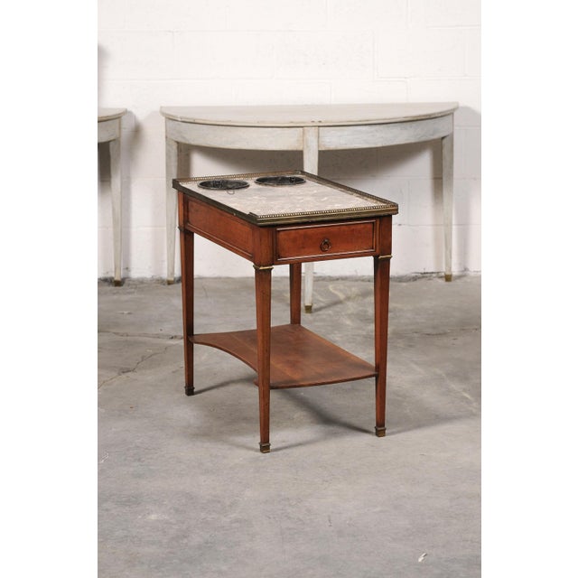 19th Century Marble Top Rafraîchissoir From France For Sale - Image 4 of 16