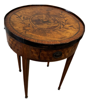 Louis XVI Style Marquetry Game Table, 1900s