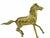 Mid-Century Modern Mid 20th Century Solid Brass Running Stallion Horse Ranch Equestrian Sculpture For Sale - Image 3 of 7