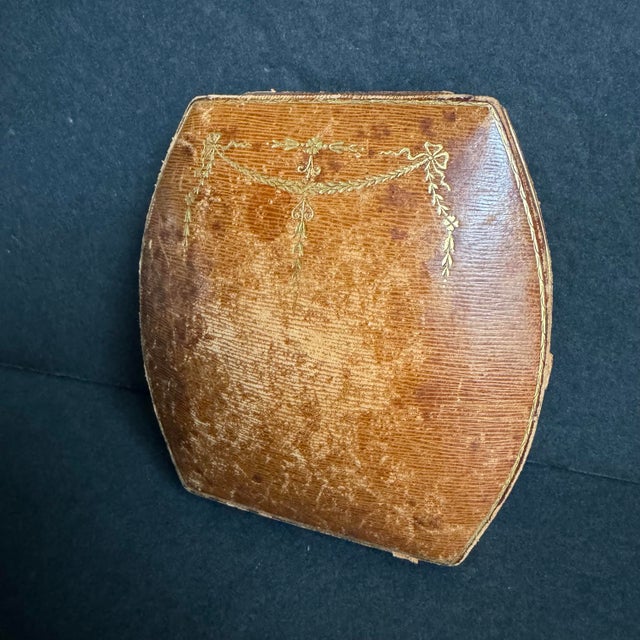 Antique Galt & Bro Leather Jewelry Presentation Box for Necklace or Earrings For Sale - Image 11 of 12