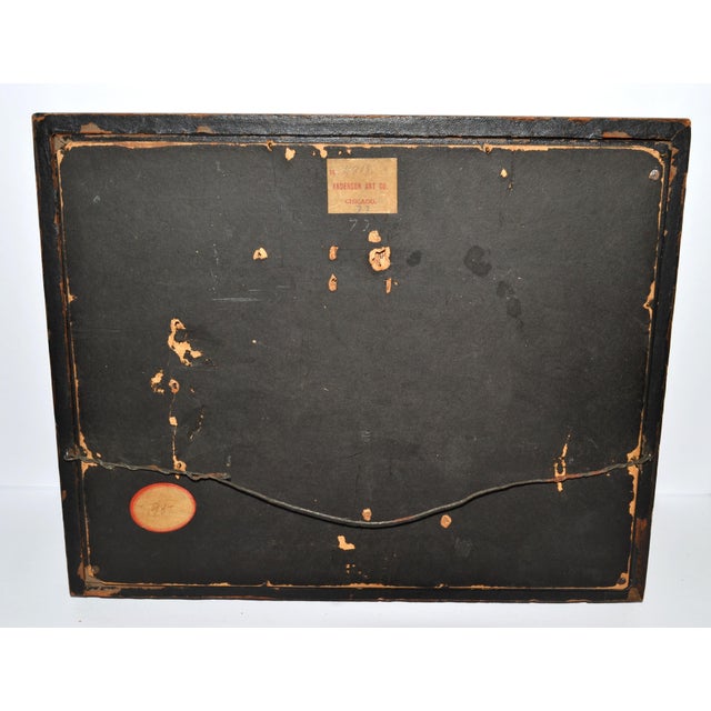 Brown 1860s Luigi Frullini Carved Wood Plaque Gilded Age Italy For Sale - Image 8 of 10